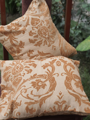 Luxurious Brocade Accent Cushion